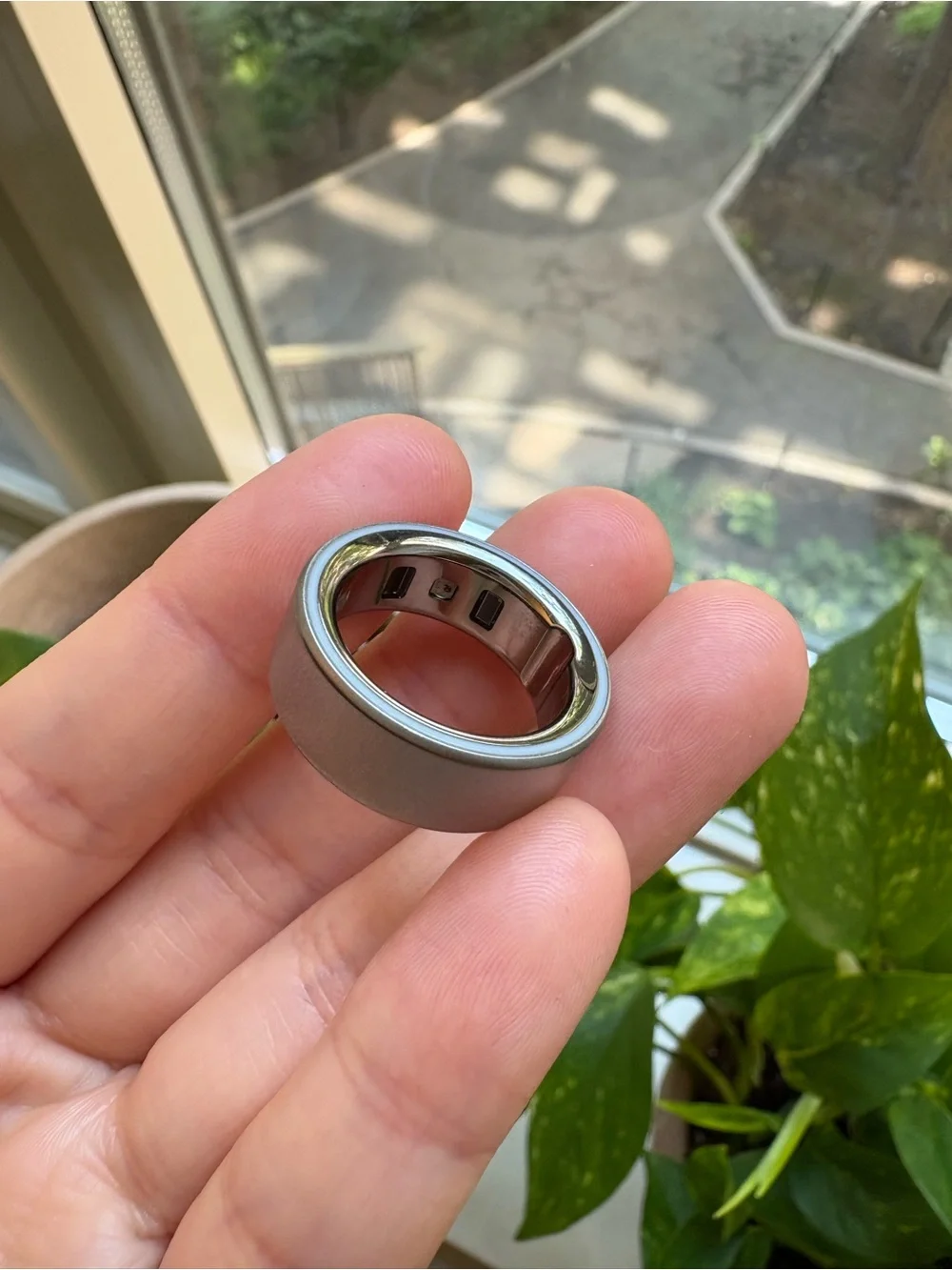 Oura Ring 4 Brushed Silver size 7